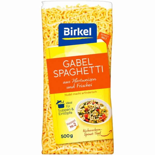 Birkel Nudeln Gabelspaghetti 500g MHD:15.12.26