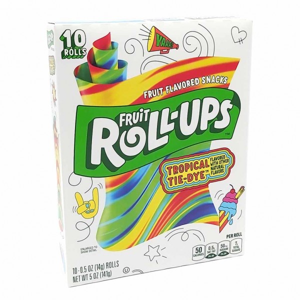 Fruit Roll-Ups Tropical Tie-Dye 141 g