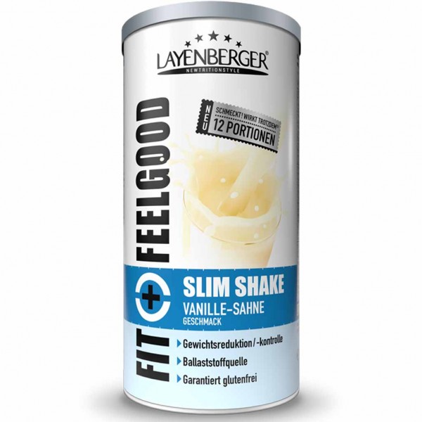 Layenberger Fit Feelgood Slim Shake Vanille-Sahne 396g MHD:30.1.25