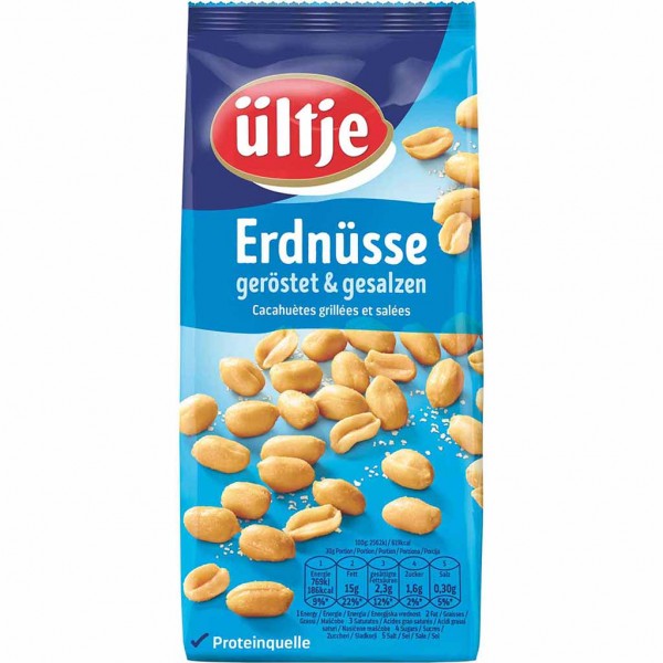 ültje Erdnüsse geröstet &amp; gesalzen 900g MHD:1.2.24