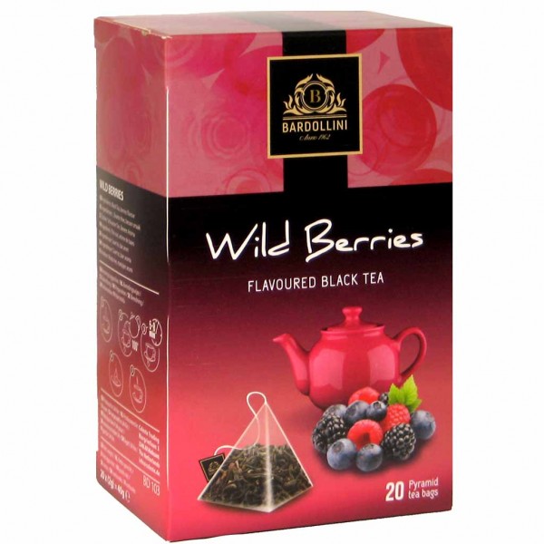 Bardollini Schwarzer Tee + Waldbeeren-Aroma 20 Beutel MHD:3.6.24