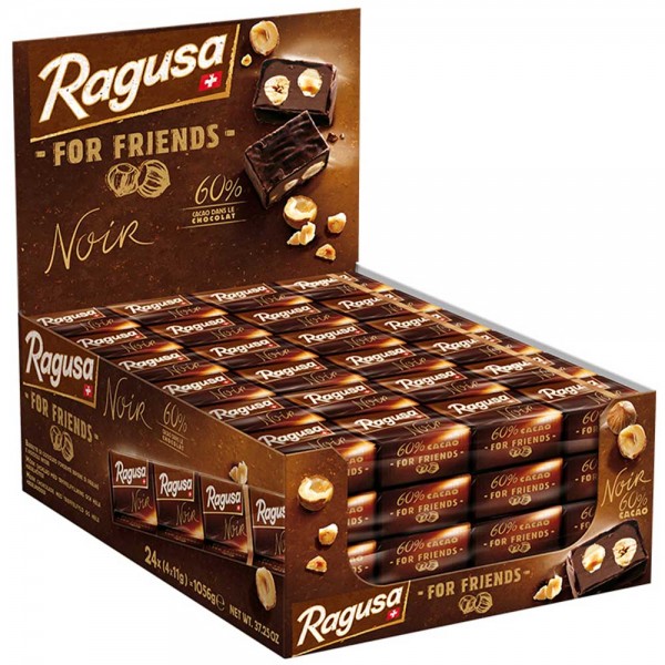 Ragusa For Friends Noir Schweizer Schokolade 24x4er=1056g MHD:30.9.23