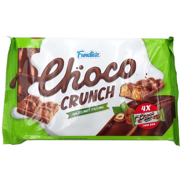 Fundiez Choco Crunch Haselnuss Riegel 4x40g=160g