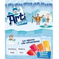 15x Stangenwassereis Arti 15x Stangenwassereis Arti Ice Pops 10er 600ml=9L MHD:30.9.24