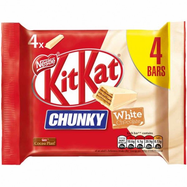 KitKat Chunky White (4x40g) 160g MHD:28.2.25