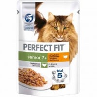 Perfect Fit Senior 7+ in sauce mit Truthahn 12x85g=1020g MHD:20.12.26