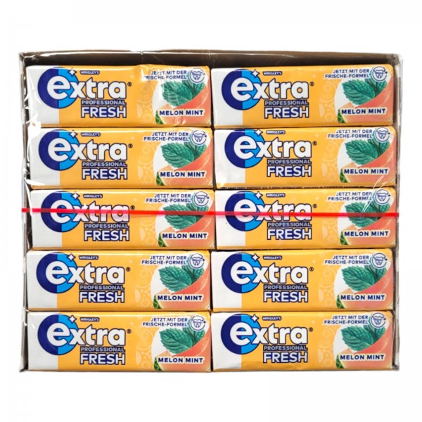 Wrigley Extra Professional Fresh Melon Mint Dragee 30 Packungen MHD:17.2.25