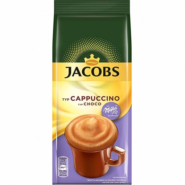 Jacobs Cappuccino Milka Choco Nachfüllpack 500g MHD:30.7.25