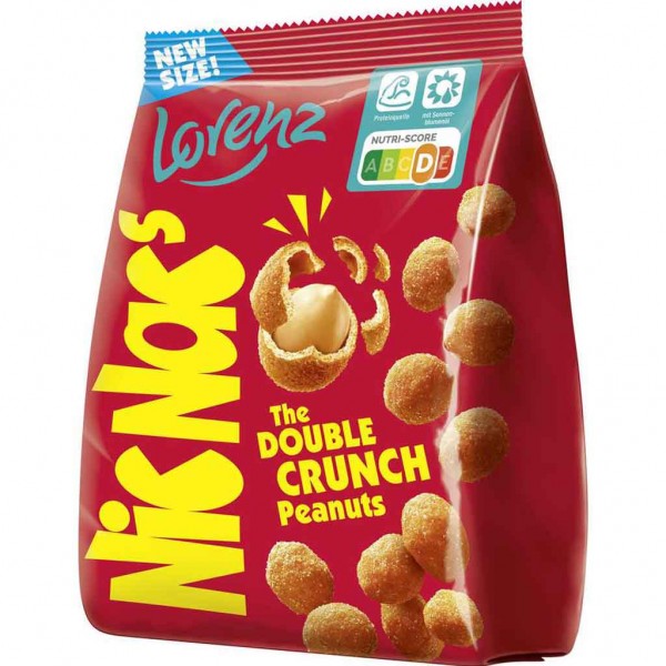 NicNacs The double crunch Peanuts 110g MHD:15.9.24