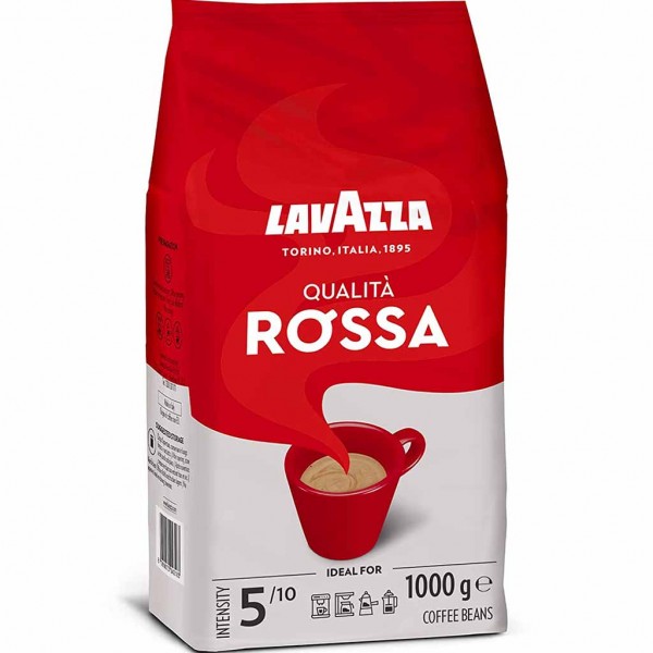 Lavazza Qualita Rossa ganze Bohnen 1000g MHD:30.7.24