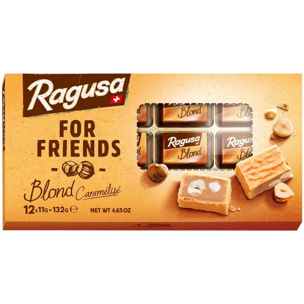 Ragusa For Friends Blond 12er 132g Schweizer Premium Schokolade MHD:30.10.24