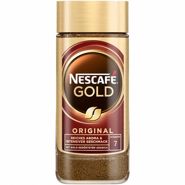 Nescafe Gold Original löslicher Bohnenkaffee 220g MHD:30.1.25