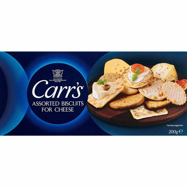 Carr&#039;s Assorted Biscuits for Cheese Cracker Mischung 200g MHD:21.12.24