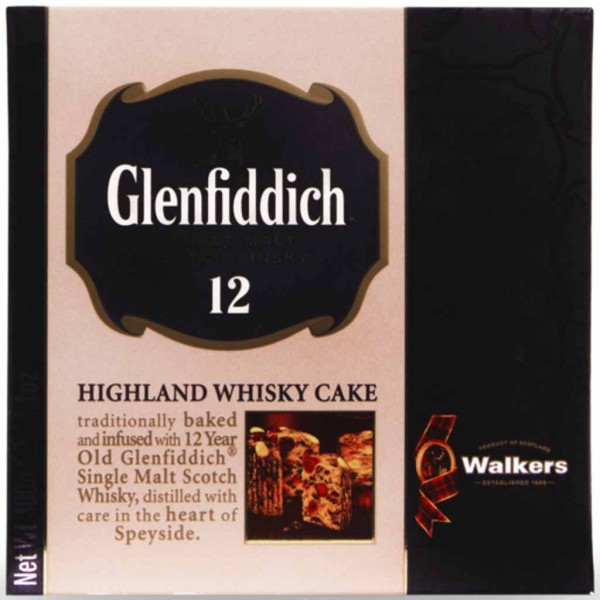Walkers Glenfiddich Highland Whisky Cake 400g MHD:30.8.23
