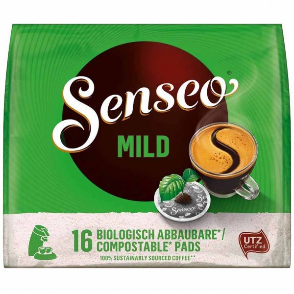 Senseo Kaffeepads Mild 10x16er Pack 111g=1110g MHD:15.1.24