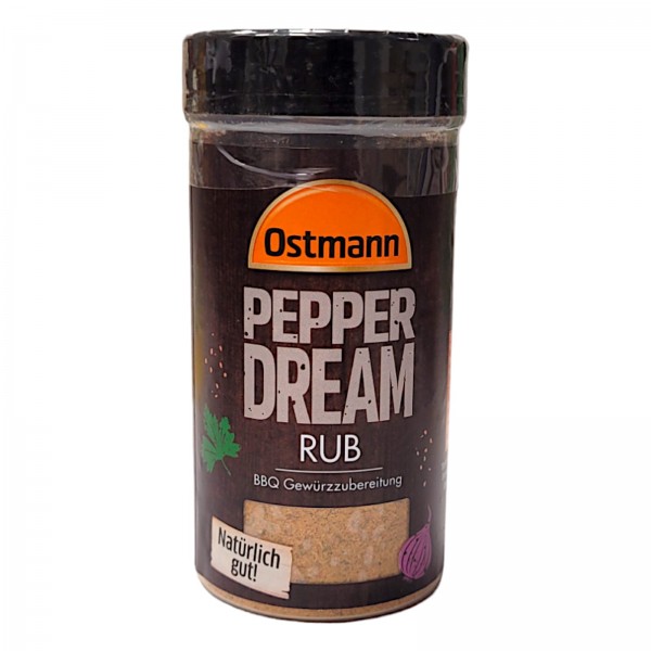 Ostmann Pepper Dream RUB BBQ Mix Gewürzzubereitung 140g MHD:30.4.26