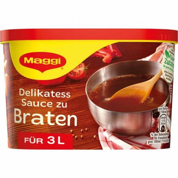 Maggi Delikatess Sauce zu Braten für 3L 277g MHD:28.2.25