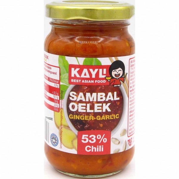 Kay-Li Sambal Oelek Ginger-Garlic 200g MHD:20.7.24