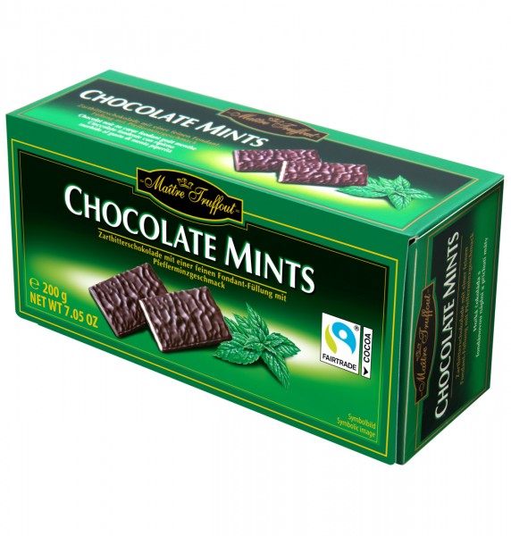 Maitre Truffout Chocolate Mints 200g MHD:5.4.25
