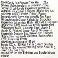 Candy POP Popcorn TWIX Portionspack 28g MHD:3.12.25