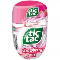 8x tic tac Strawberry Mix Big Pack á 98g=784g MHD:3.1.25