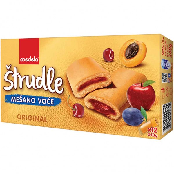 Medela Strudle mit Fruchtfüllung 240g MHD:30.1.23