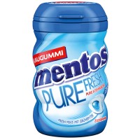 Mentos Gum Pure Fresh Mint ohne Zucker 6x70g 35er Kaugummi Dose