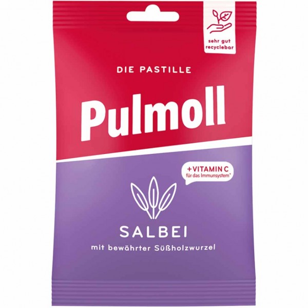 Pulmoll Pastillen Salbei 75g MHD:30.9.24