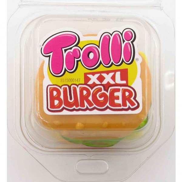 24x Trolli XXL Burger Fruchtgummi á 50g=1200g MHD:18.4.25