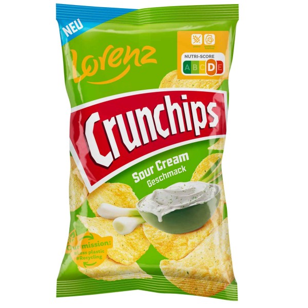 Lorenz Crunchips Sour Cream 150g MHD:18.9.24