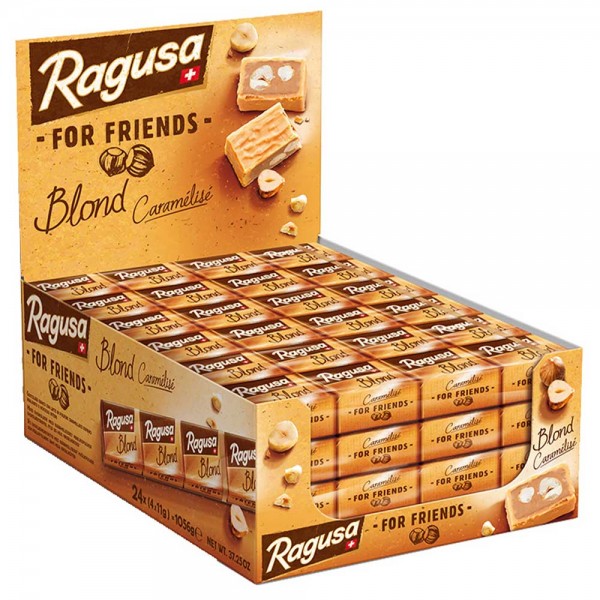 Ragusa For Friends Blond Caramel Schweizer Schokolade 24x4er 1056g MHD:30.11.23