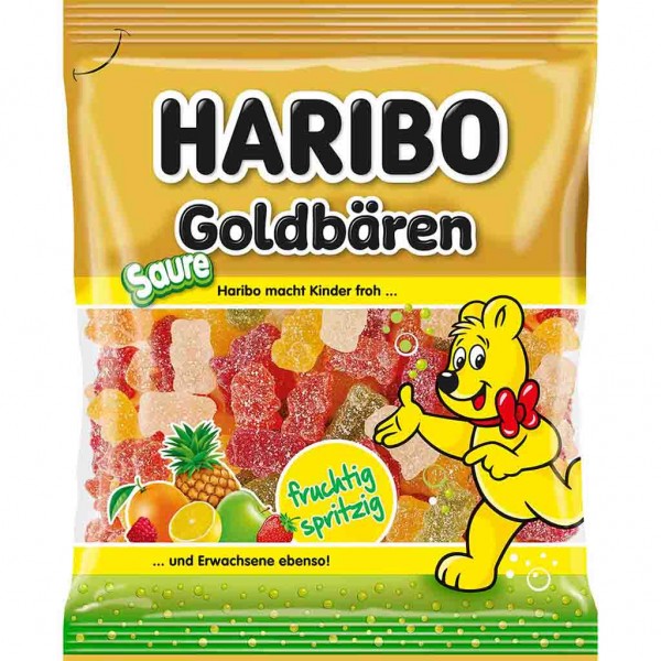 Haribo Saure Goldbären 175g MHD:28.2.25