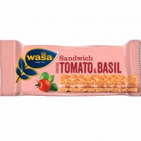 Wasa Knäckebrot Sandwich Cheese Tomato & Basil 24x40g=960g MHD:29.2.24