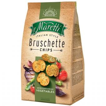 Maretti Bruschette Chips Mediterranean Vegetables 150g MHD:20.7.24