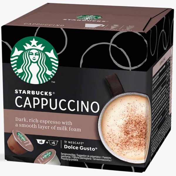 Starbucks Dolce Gusto Cappuccino 6 Tassen 120g
