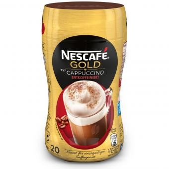 Nescafe Gold Cappuccino entkoffeiniert 250g Dose MHD:30.4.25
