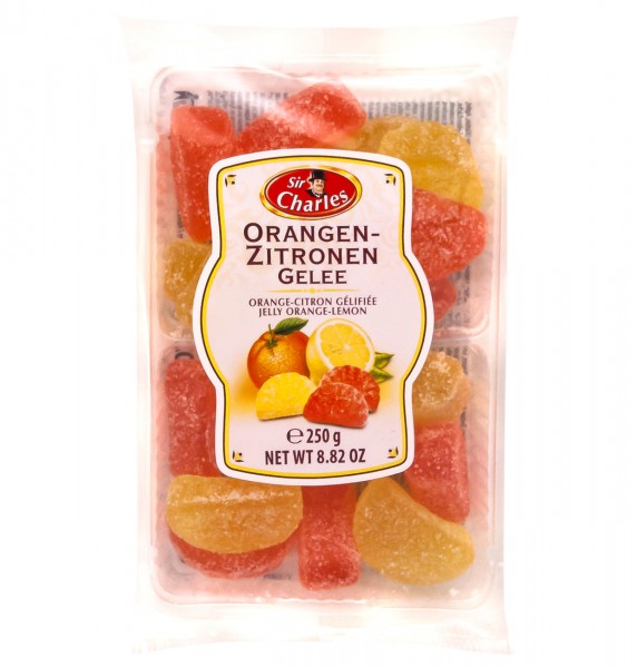 Sir Charles Gezuckertes Gelee mit Zitronen- und Orangengeschmack 250g MHD:30.11.24