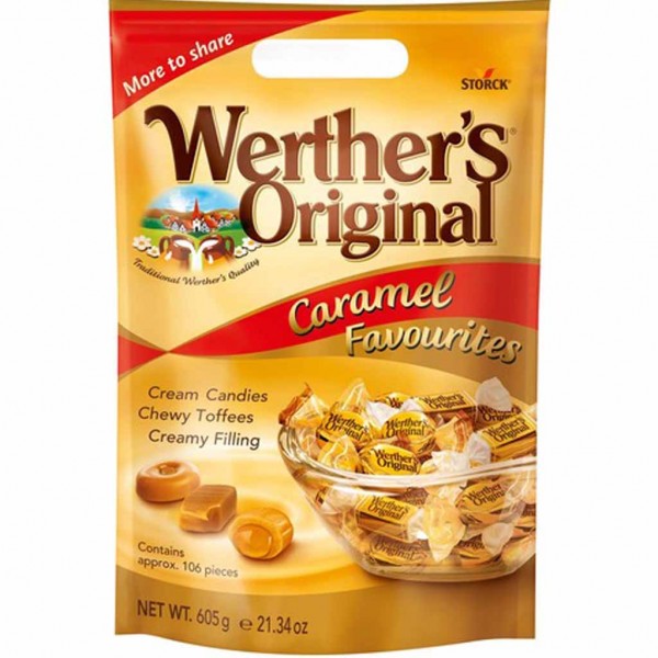 Werthers Original Caramel Favourites Bonbon-Mischung 605g MHD:1.4.24