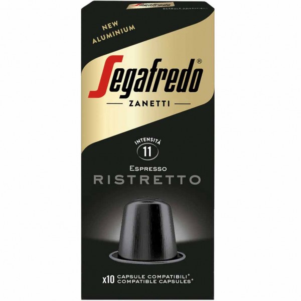 Segafredo Kaffeekapseln Nespresso Espresso Ristretto 10er 51g MHD:28.10.25