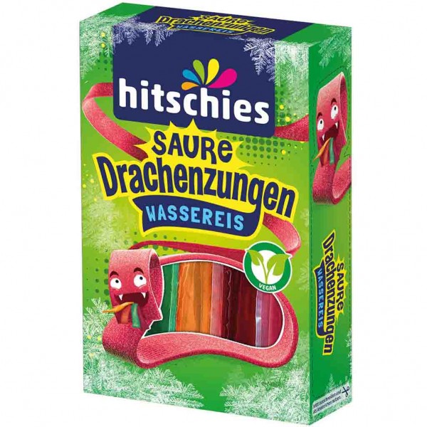 Hitschler hitschies Saure Drachenzungen Wassereis 10x40ml=400ml MHD:30.7.25