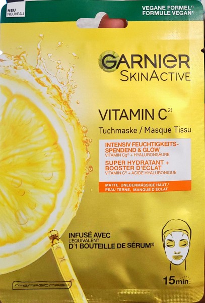 Garnier Skin Active Tuchmaske Vitamin C 1 Stück
