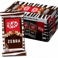KitKat Zebra Dark & White 27x41,5g=1121g MHD:30.6.22