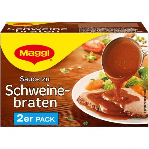 Maggi Sauce zu Schweinebraten 2er Pack für 500ml MHD:30.4.23