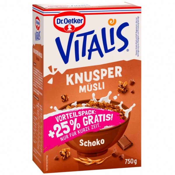 Dr.Oetker VITALIS Knusper Müsli Schoko 750g