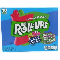 Fruit Roll-Ups Jolly Rancher Variety - Pack Greenapple & Watermelon 141g