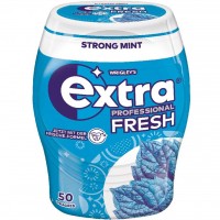Wrigleys Extra Professional Fresh Strong Mint 12x50er Dose MHD:9.9.24