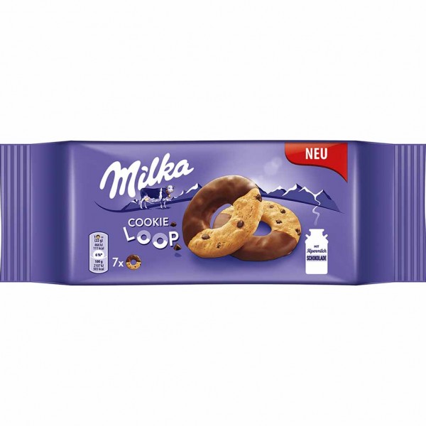 Milka Cookie Loop 154g MHD:31.12.22