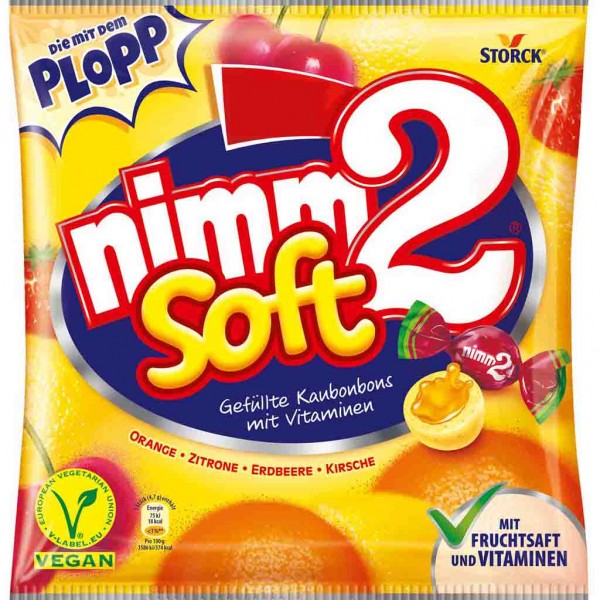 Nimm2 Soft Kaubonbon 215g MHD:30.4.23
