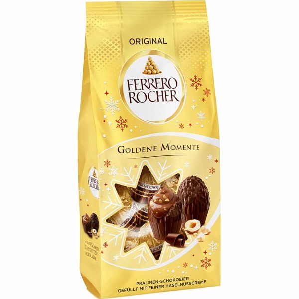 Ferrero Rocher Goldene Momente Milchschokolade 90g MHD:20.4.24