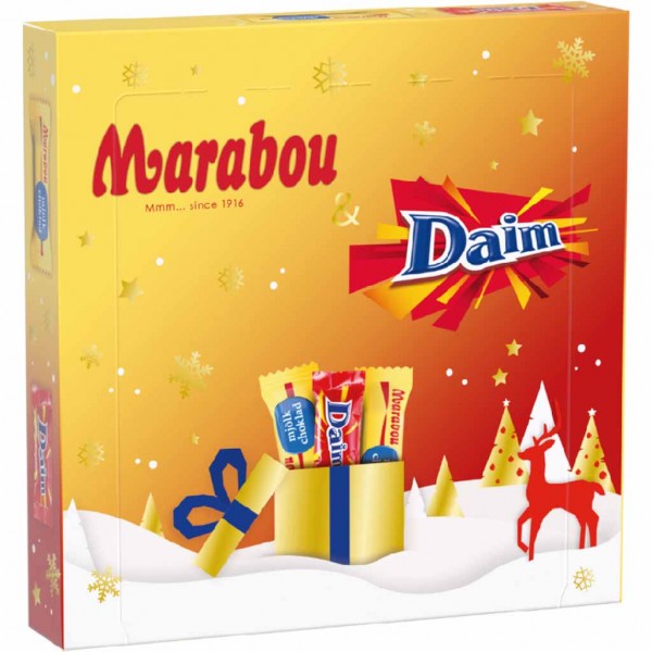Marabou &amp; Daim Mini Mix Winterbox 189g MHD:3.6.22